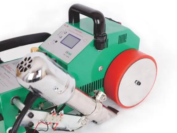 ماكينة خياطة حرارية من القماش للطباعة LC-3000C، ماكينة لحام أوتوماتيكية لافتة الهواء الساخن PVC المقاومة للماء