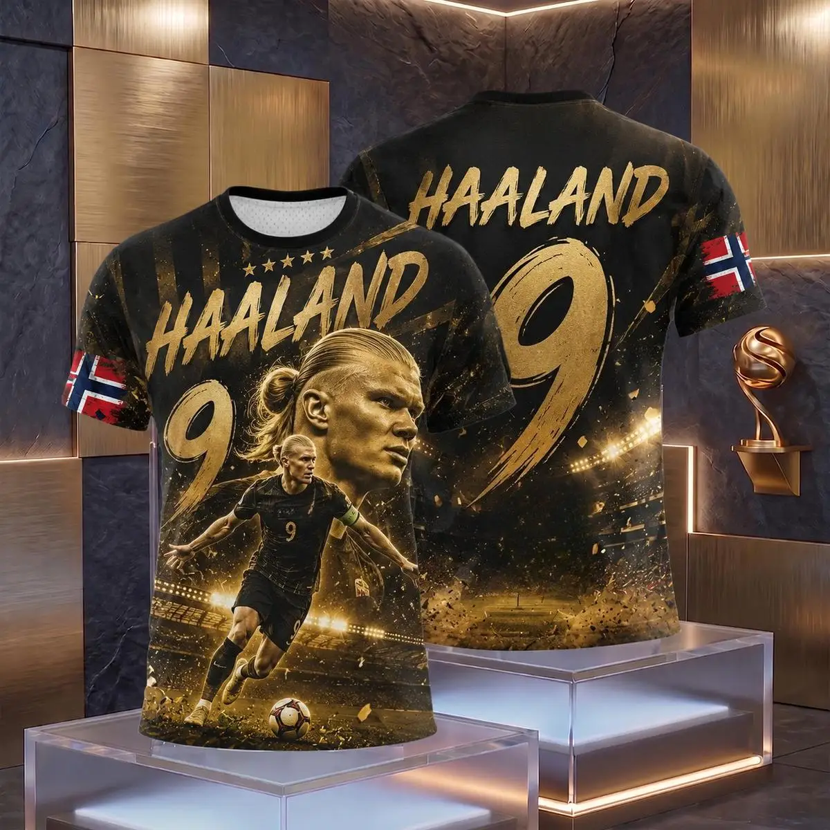 Harland Fan Stadium Atmosphere, Plus Size Loose Neutral Short Sleeved Street Style Men's T-shirt, Women's Children's T-shirt