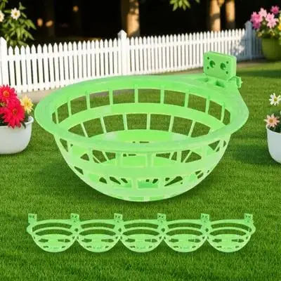 

6Pcs Bird Nest Plastic Durable Hanging Cage Nest Pan Finch Parrot Canary Pigeon Breeding Nesting Bowl for Cage