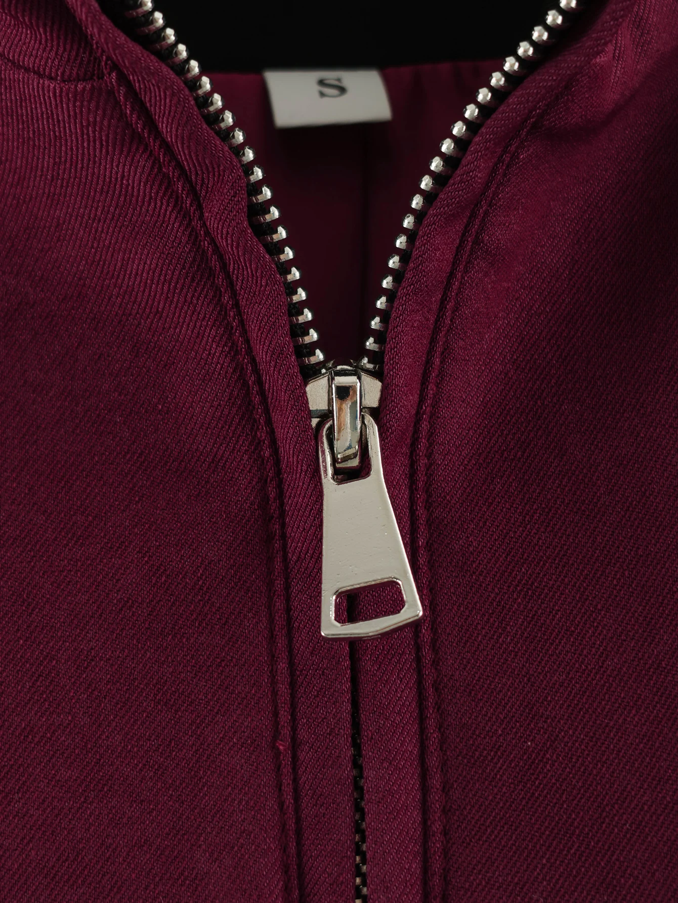 BSAY 2026 Damen-Jacke mit Stehkragen, Farbblock-Design, Reißverschluss, Kontraststreifen, Langarm, Locker Geschnitten, Kurze Sportliche Freizeitjacke – Detail 40