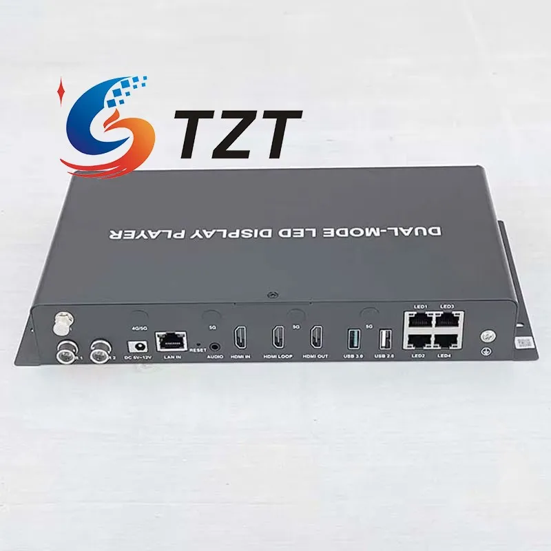 TZT HD-A6L 2.6 Million Pixels Multimedia Player Full Color LED Display Synchronous and Asynchronous Playback Box
