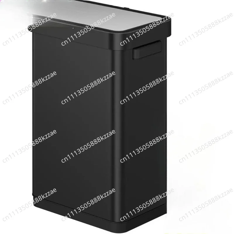 Household Stainless Steel Slim Pedal Garbage Can Luxury Narrow Bin for Bathroom Kitchen Living Room
