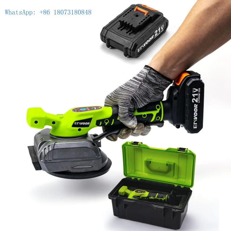 

21V cordless tool Professional Vibrator Auto Leveling Machine Tiles Laying Handheld Vibrating Tiling Electric Paving Tile Tiler