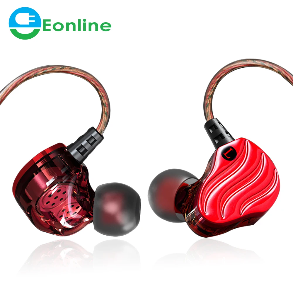 EONLINE In-ear Wired For Mobile Phone 2 Colors 3.5mm In Ear Sport Micro With Mic Hifi earphone