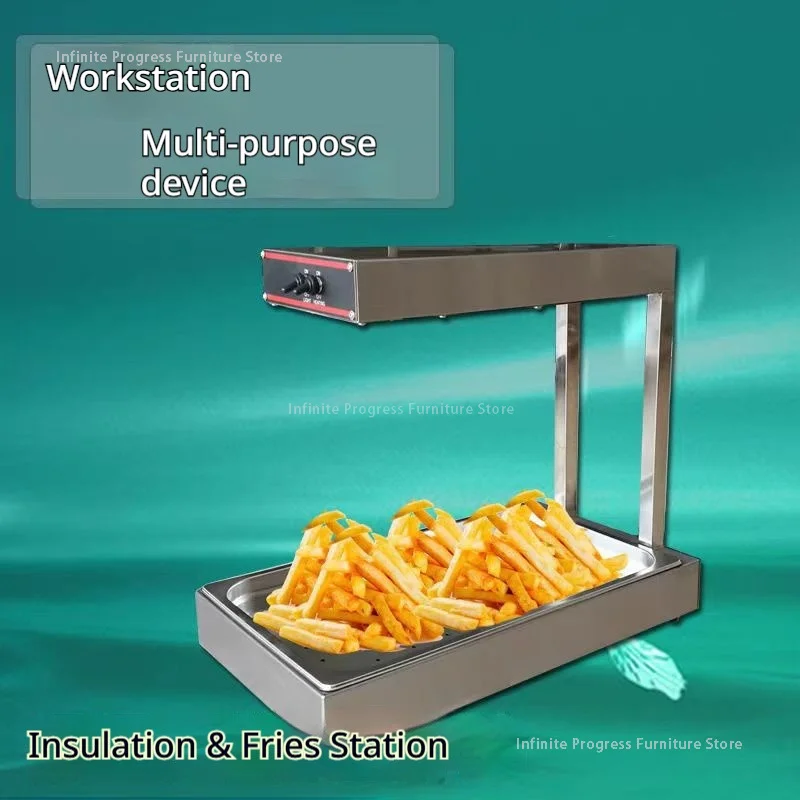 Convenience Store Heating Cabinet Restaurant Commercial French Fries Heating Cabinet Bakery Metal Furniture Värmkabinett MH40BWJ