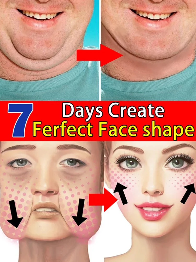 

Новый тонизирующий пластырь для лица 2026, 40 шт., невидимый, для коррекции V-образного контура, для удаления двойного подбородка, дышащий