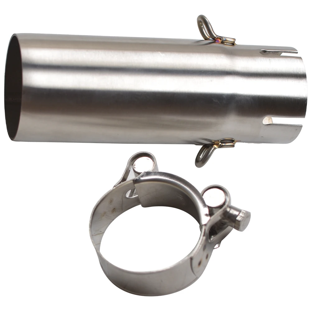 

370mm Modified Exhaust Upgrade Mid Link Pipe for Yamaha YZF R6 2006-2021 Muffler Replacement