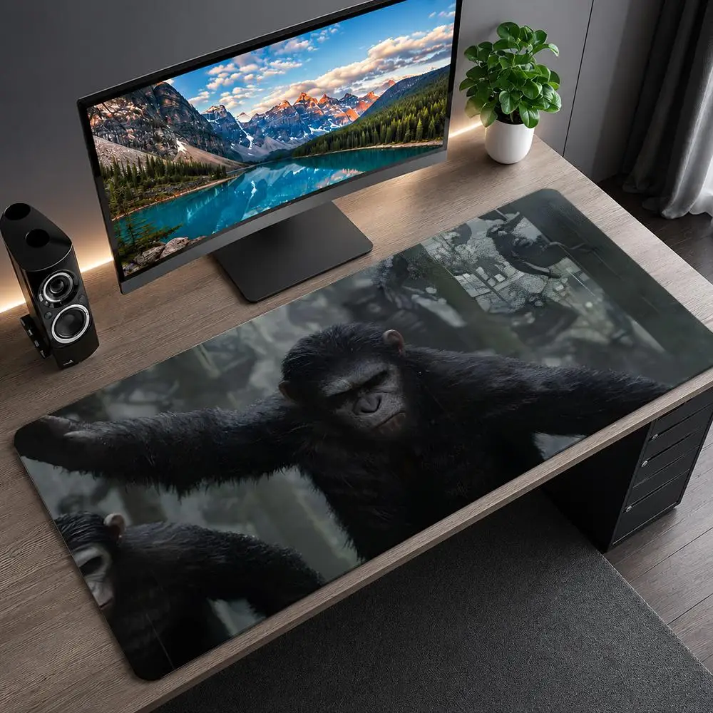 Kingdom Of The Planet Of The Apes Mouse Pad Mousepad Large Gaming Mouse Pad LockEdge Thickened Computer Keyboard Table Desk Mat
