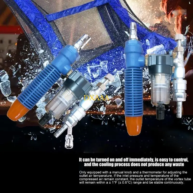 Dxaa ar condicionado colete soldagem aço ar comprimido colete refrigeração ar condicionado colete refrigeração