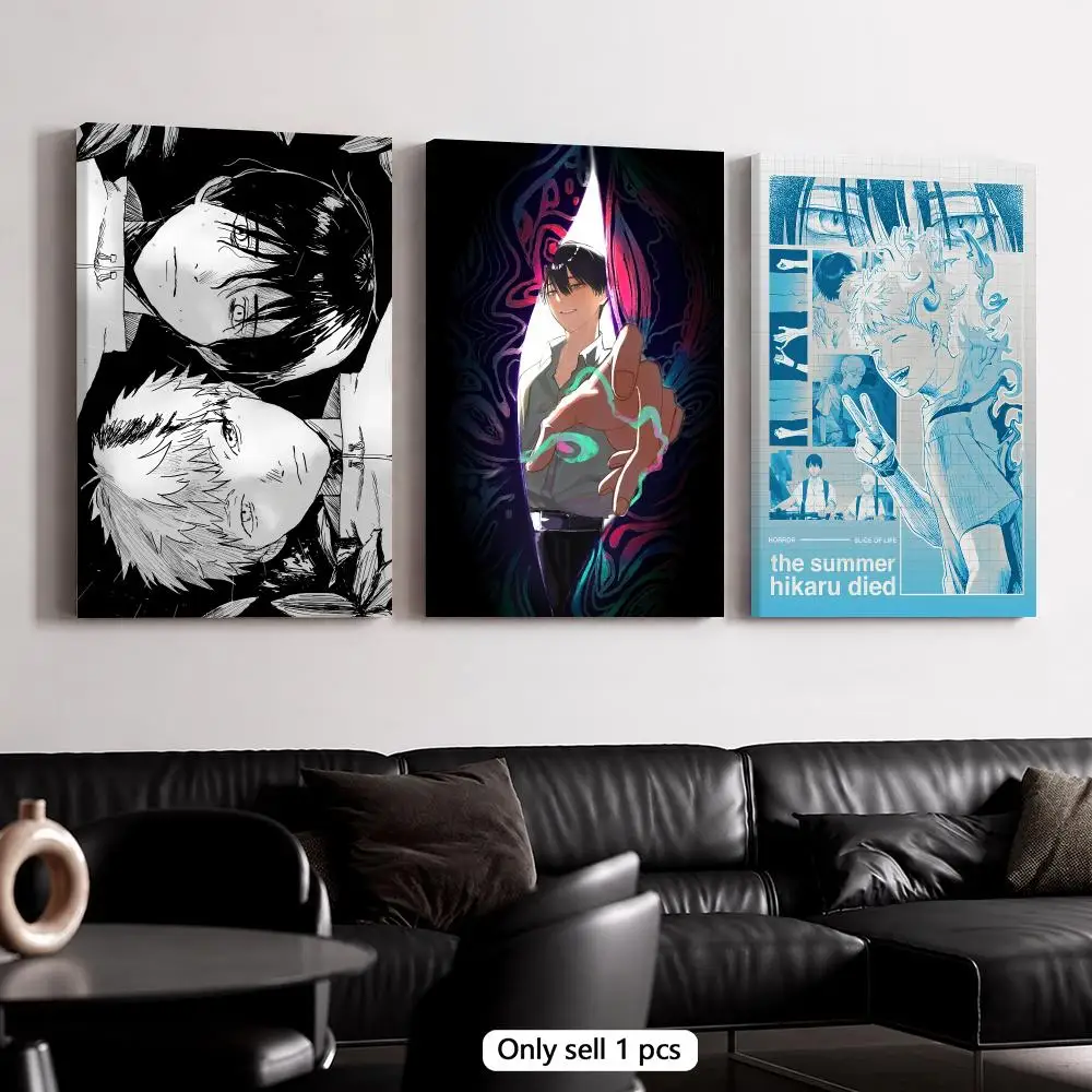 Anime T-The Summer Hikaru Died Framed Wall Painting Wooden Canvas Poster Stretcher Frame Inner Frame Kit for Wall Art Painting