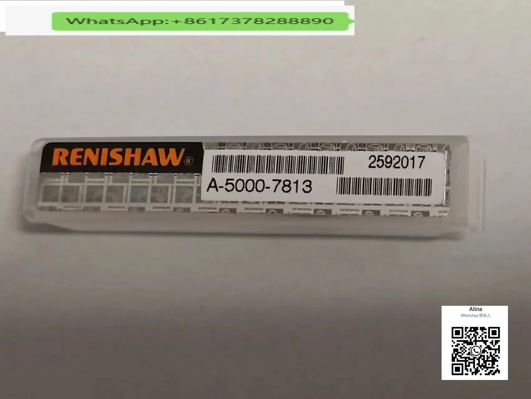 

Renishaw A-5000-7813 Carbide Pointer with 30° angle Stylus Probes for Three-Coordinate Measuring Machine CMM