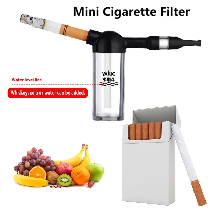 

Pocket-Sized Water Filter Pipe - Mini Portable Smoking Tool for Smokers, Outdoor & Travel Use
