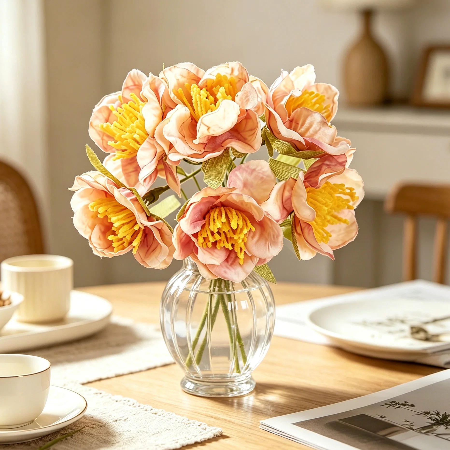 Artificial Flower Silk Carnation Mother's Day Bouquet Outdoor Yard Wedding Wreath Home Room Table Decor Scrapbook Bride Diy Gift