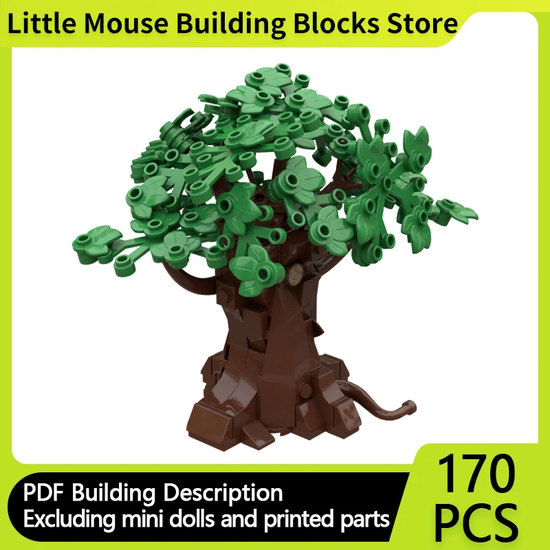 

Medieval Castle Model MOC Building Bricks Miniature Model Tree Modular Technology Gifts Holiday Assemble Children Toys Suit