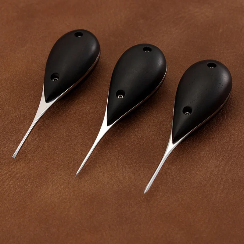 

Premium French Leather Awl Tool 4863 - Professional Diamond & Prism Awl for Handmade DIY Leathercraft High-End Piercing Too