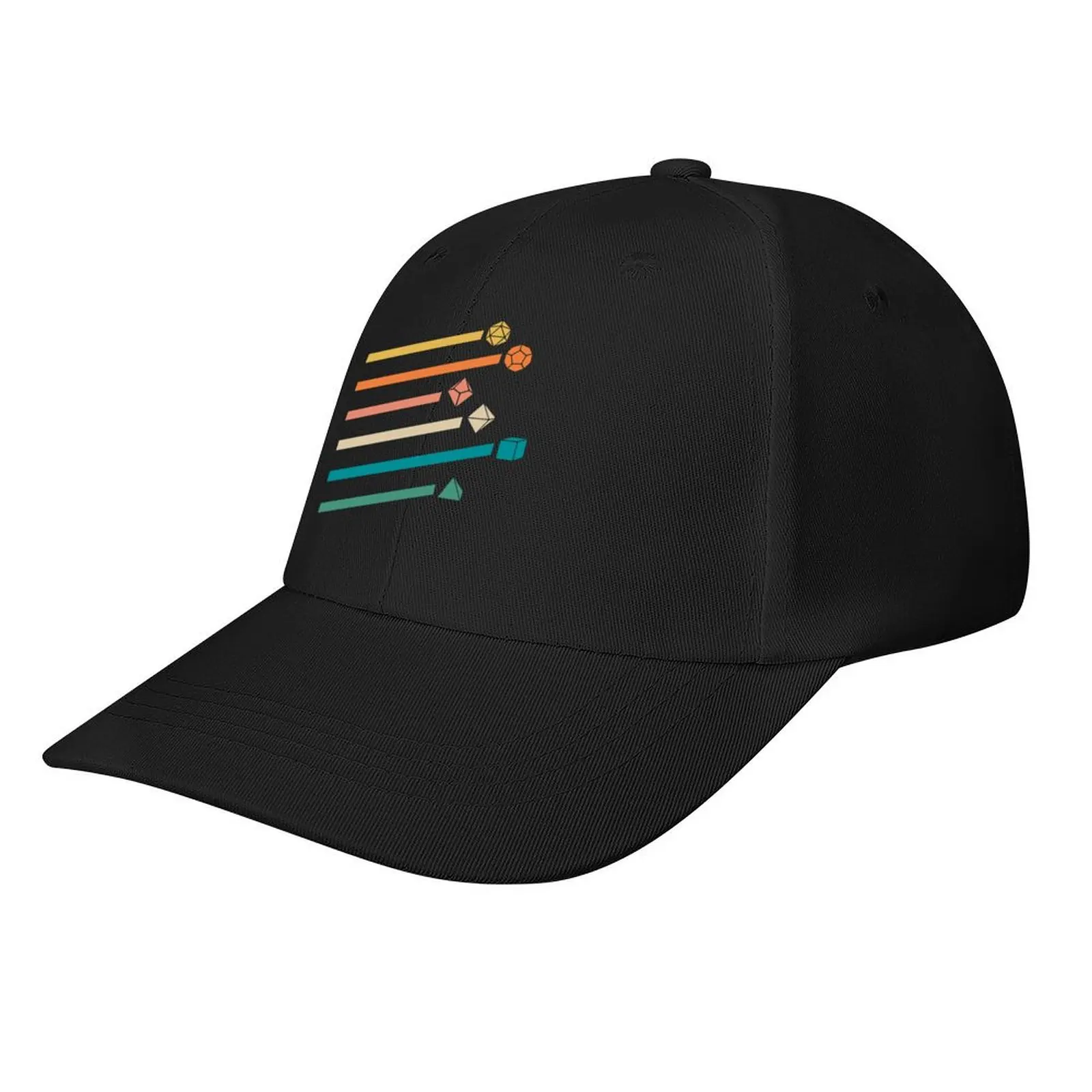 

Vintage DnD Dices Baseball Cap Visor Bobble Hat Custom Cap For Women Men's