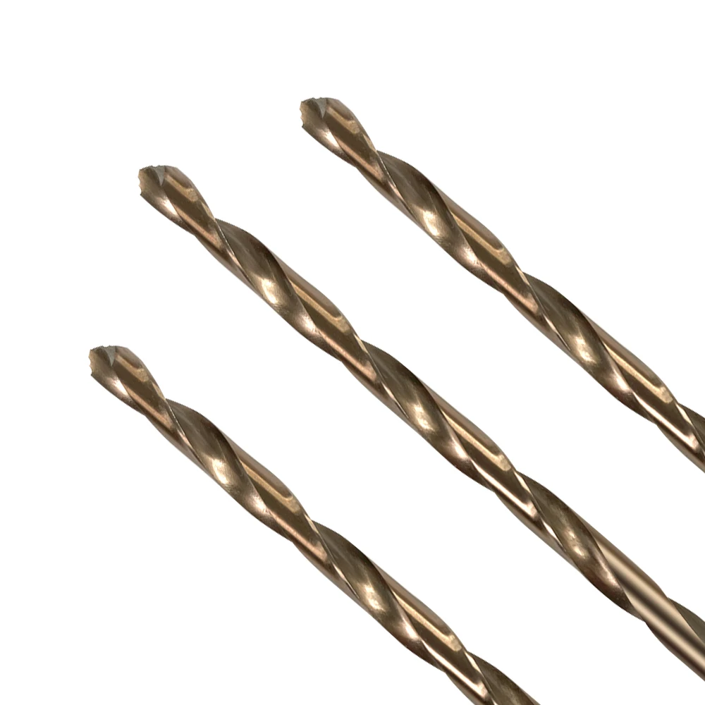 HUAZHICHUN 10 pezzi dimensioni 2,0 mm 2,1 mm 2,5 mm M42 8% cobalto, set di punte per metallo