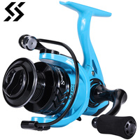 Sougayilang 1000-6000 Spinning Fishing Reels 5.2:1 Speed Ratio 15kg Max Drag Metal Spool Saltwater Freshwater Fishing Tackle