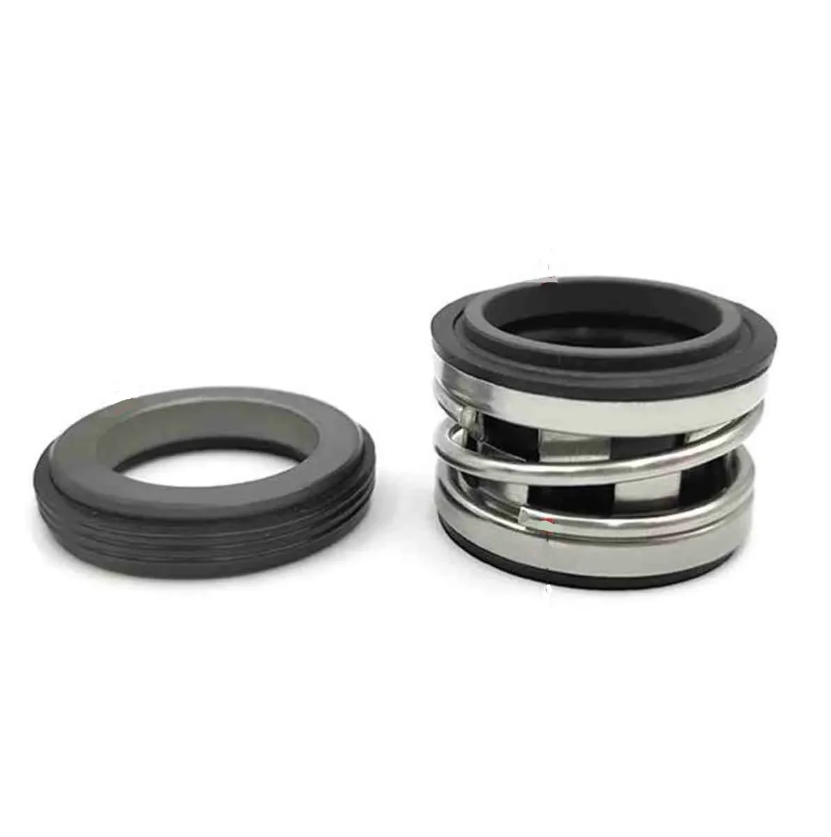 Fit Shaft Dia 22/25/28/30/32/35/38/40mm Mechanical Shaft Seal Single Coil Spring Self-priming Water Pump Nitrile Rubber(NBR)