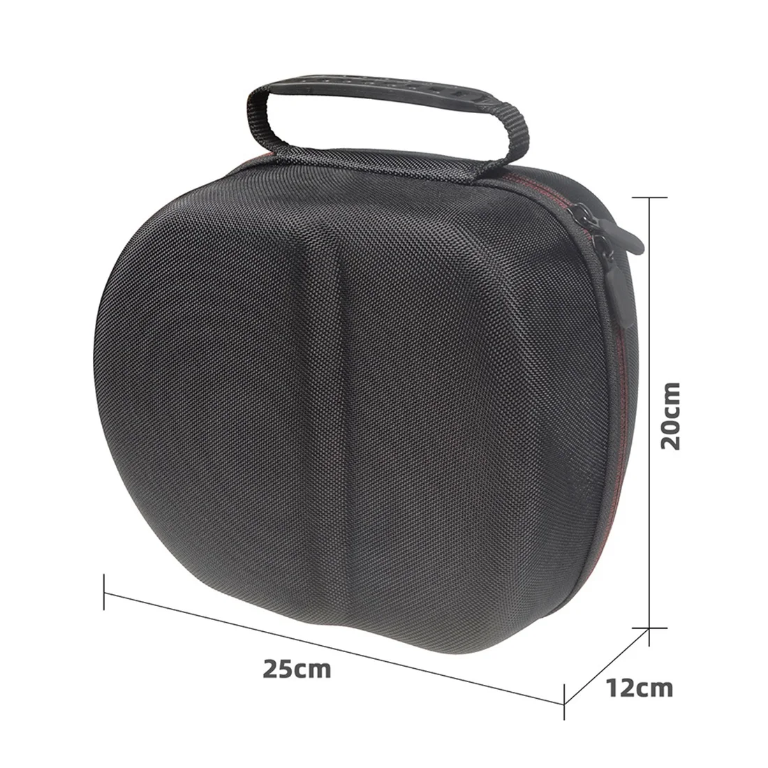 حقيبة تخزين موثوقة ومحمولة لسماعات Oculus Quest 2 VR مقاومة للصدمات وحقيبة حمل الواقع الافتراضي للسفر، باللون الأسود