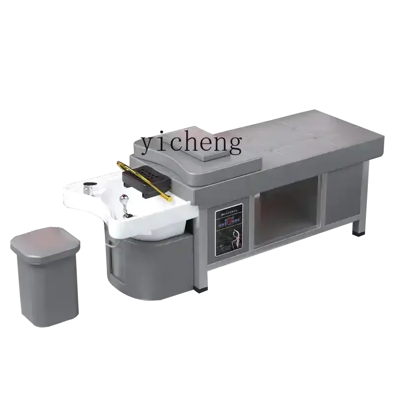 

HSN ceramic basin steel frame Thai shampoo bed water circulation fumigation head treatment bed barber shop beauty salon