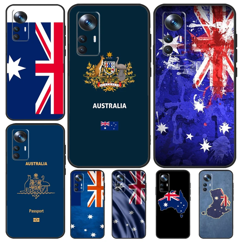 Australia Flag For POCO F5 X3 X5 Pro F3 F4 M5s X4 GT Case For Xiaomi 13 14 Pro 11T 12T 13T Pro 12 Lite 12X