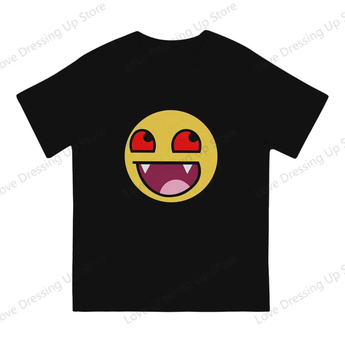 Vampire Epic Face Large printed cotton men's Tshirt Street Cool Tshirts  Hipster Hot Sale Tops