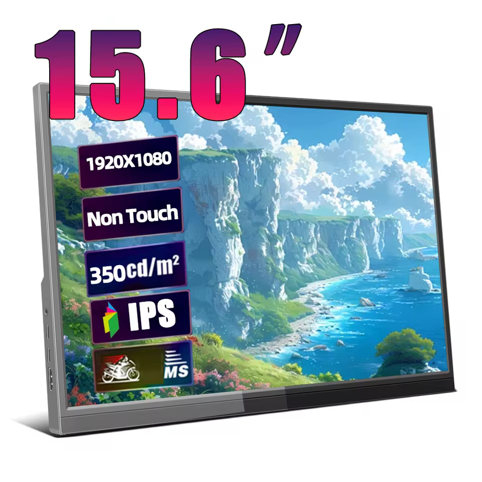 다양한 크기의 휴대용 모니터