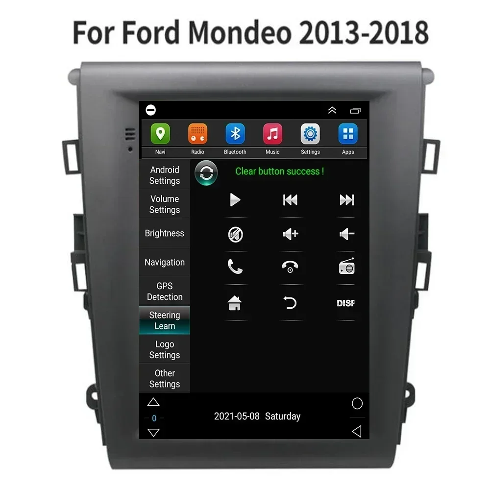 Lecteur multimédia de voiture Android pour Ford Mondeo, autoradio, navigation GPS, 2Din, stéréo automatique, DVD, 5G, WiFi, style de placements, ktMK5