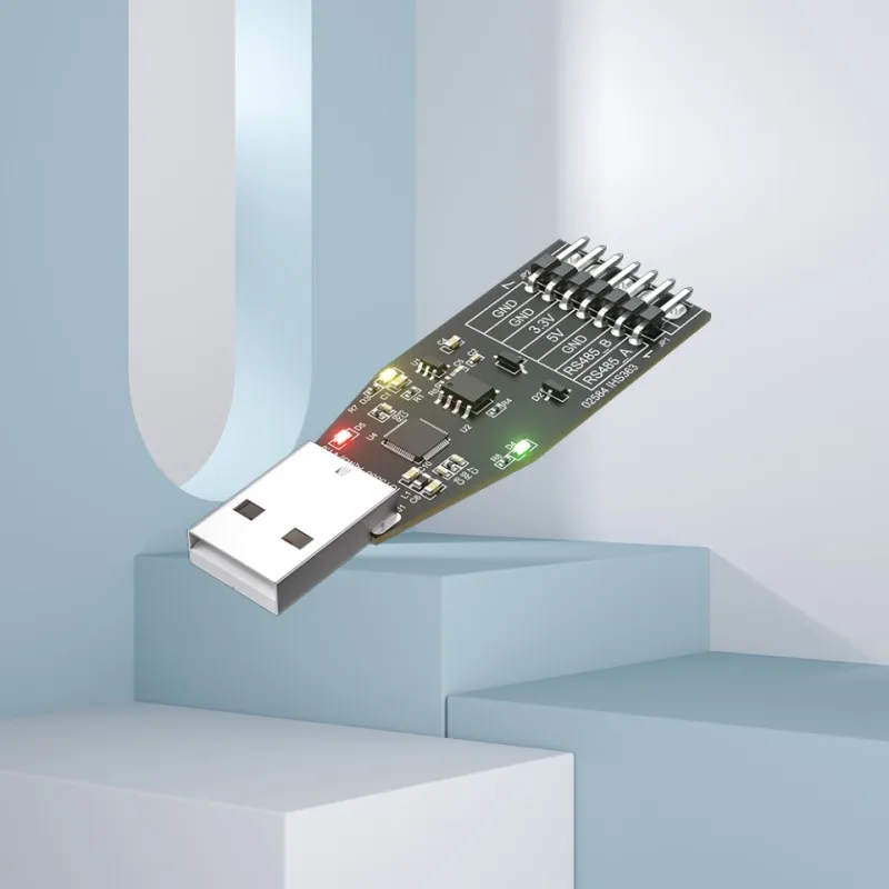3PCS DTECH IOT5086A(MS) Half-duplex RS485 Serial Port Communication Module USB To RS485 Serial Port Converter