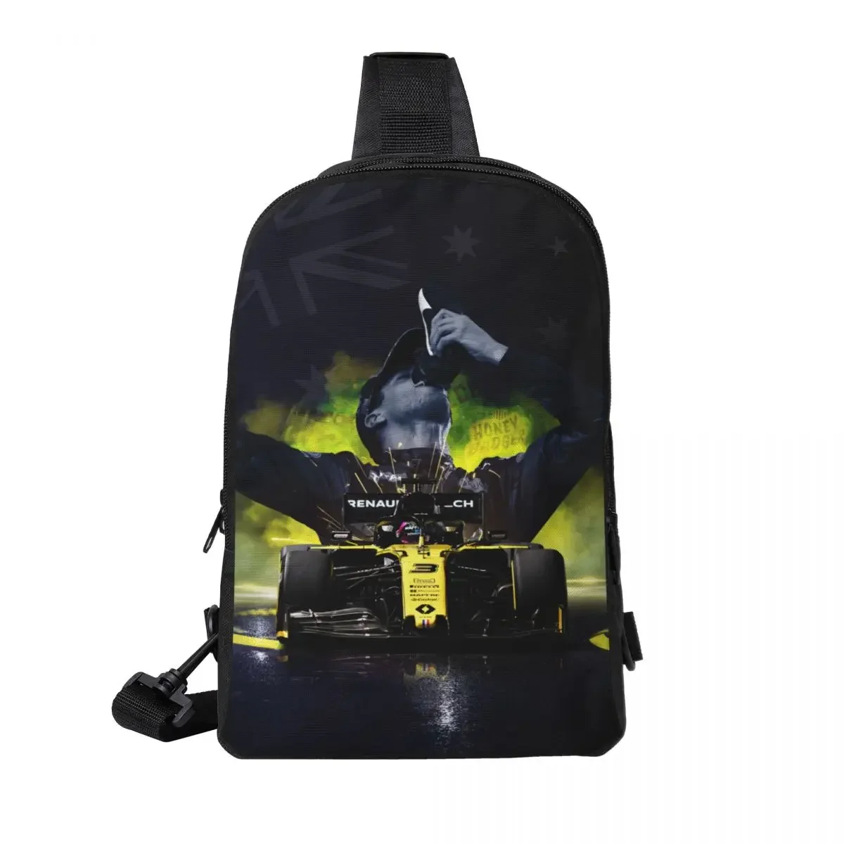 Daniel Ricciardo 3 Crossbody Sling Backpack Shoulder Sling Chest Bag Adjustable Travel Hiking Daypack Outdoor for Women & Men