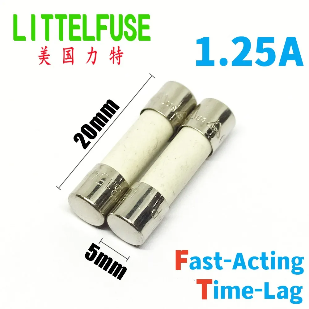 10Pcs 1.25A 250V Li… - image
