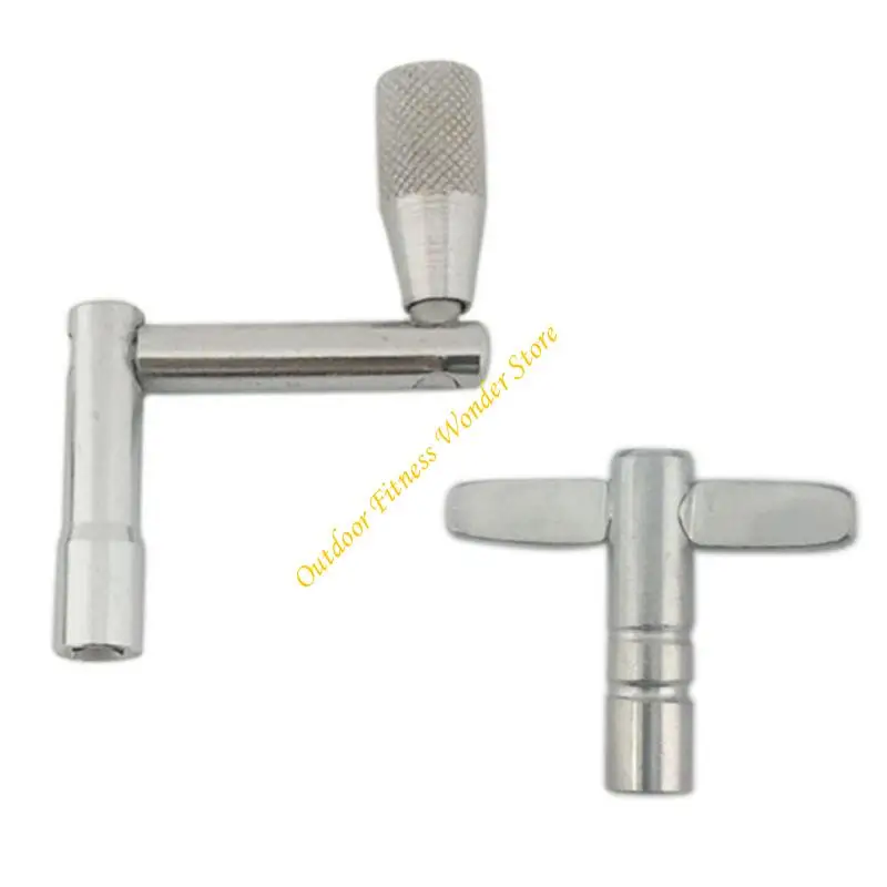 E8BF Premium Metal Drum Locking Tool Z T Light Weight Transability مقبض مضاد للملحقات الطبل والعروض الحية