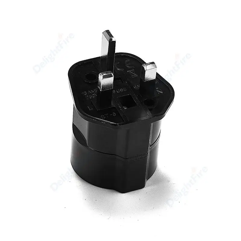 UK Plug Adapter Korea KR Euro European EU To UK British Travel Adapter 3Pin Plug Type G EU AC Converter Socket Power Adaptor