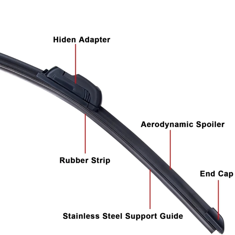 Manual Windshield Wiper Assembly with Hand Crank Operation,16 Inch Wiper Kit for UTV Windshield Replacement and Routine Visibili