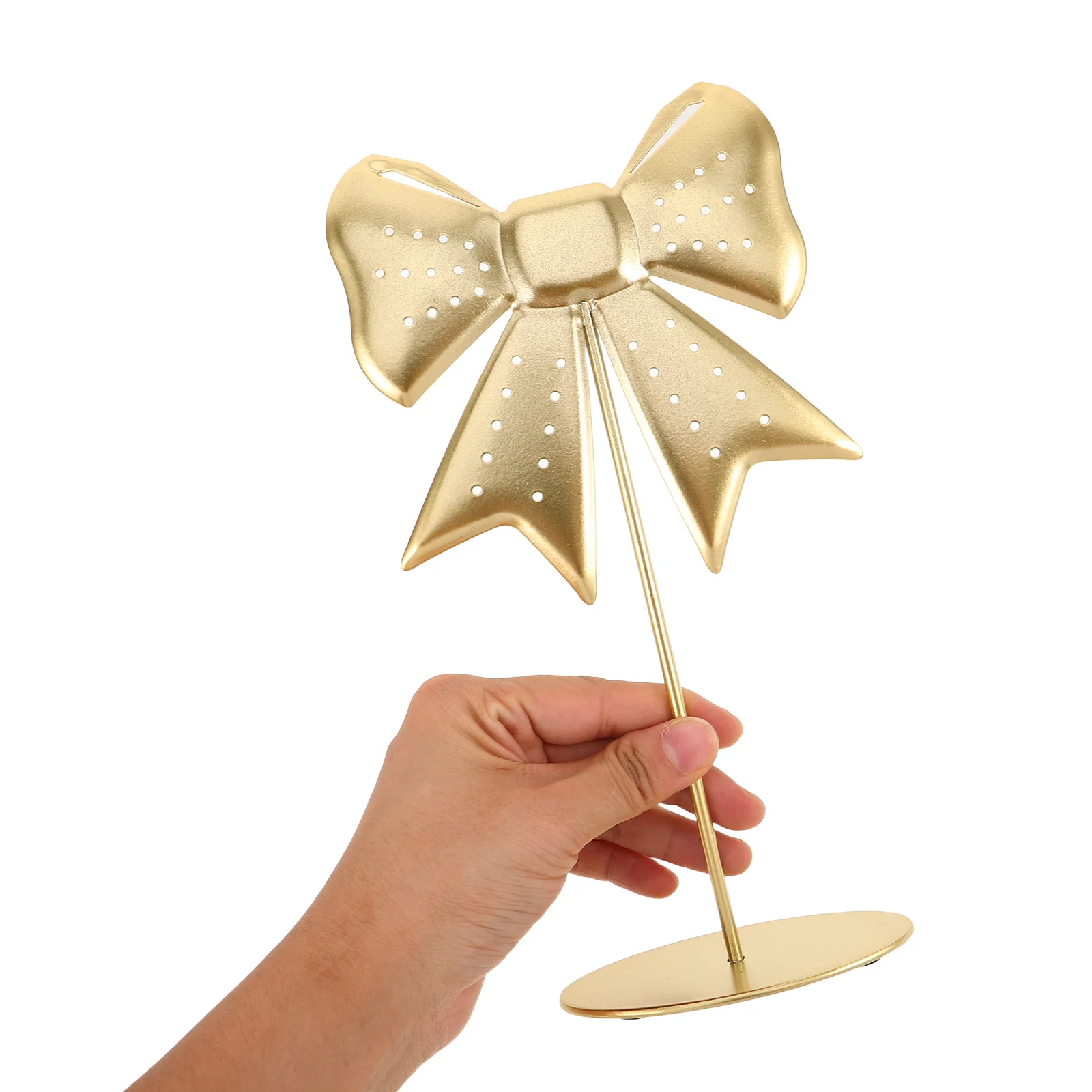 

Metal Jewelry Stand Bow Shape Earring Organizer Holder Display Rack for Dangle Stud Earrings Storage Jewelry Showcase Vendor