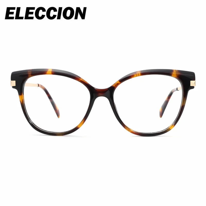 ELECCION Cat Eye Multifocal Glasses Frame Optical Eyewear for Personalize Myopia Lenses Female Progressive Eyewear