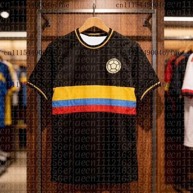 2026 latest Colombia Football Shirt Comfortable and Breathable Sport T-shirt Training and Leisure Versatile Family Matching Top