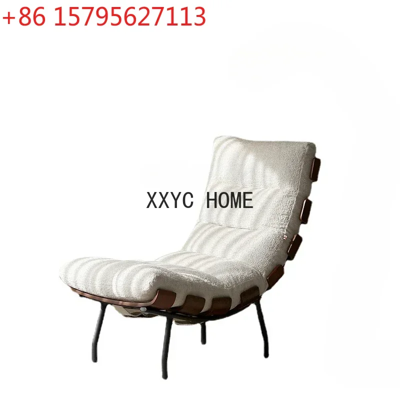 

Современный минималистичный диван-реклайнер Norhor Backbone из кованого железа и ткани для гостиной