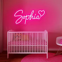 Custom Neon Led Sign Custom Name Neon Led Light Wedding Bedroom Decoration Personalized Neon Name Lights Party Room Wall Decor