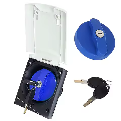 1 Set RV Parts Replacement Water Inlet Filler Cap Locking Zadi Lock With 2 Keys Kits Motorhome Caravan For Bailey Swift