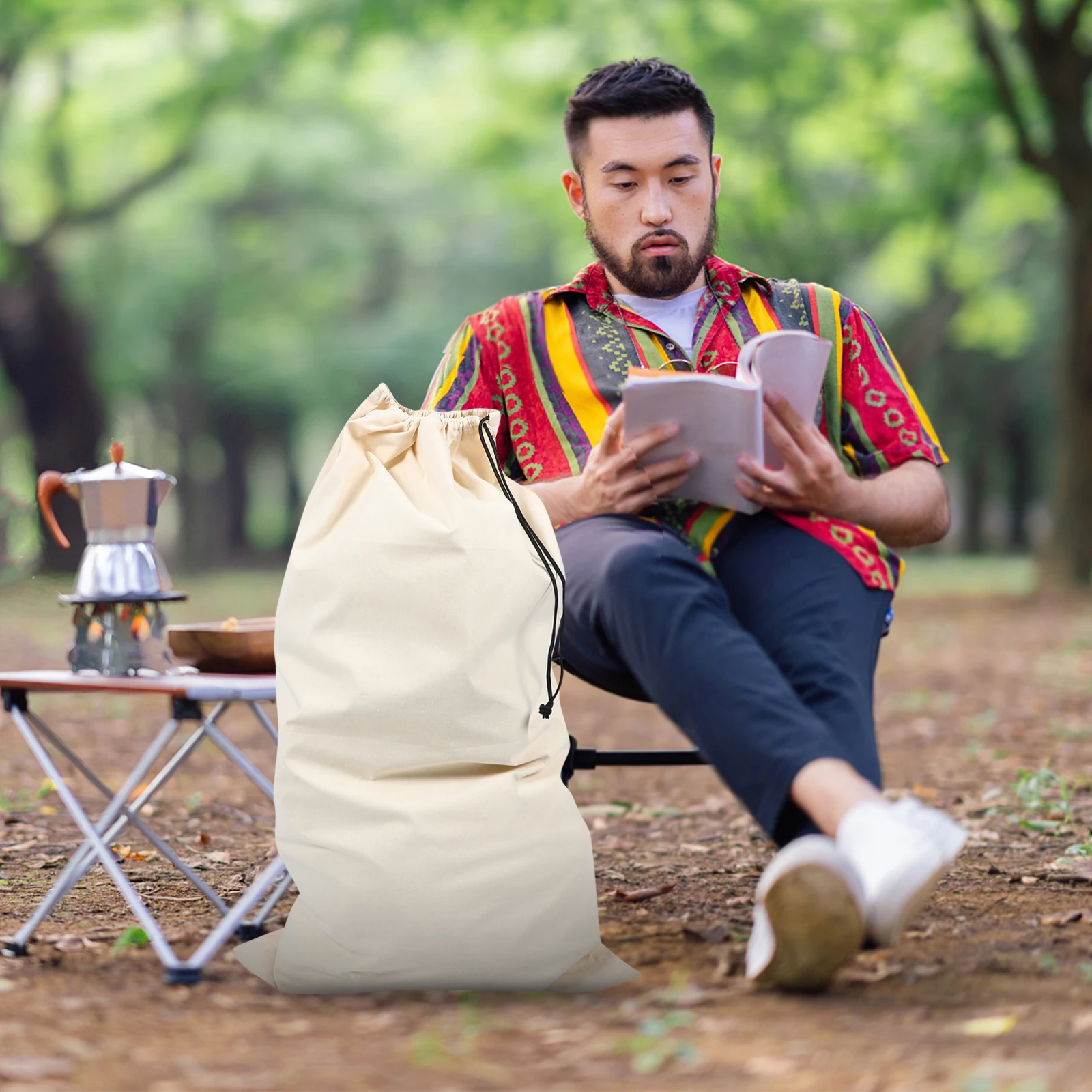 

Hunting Bag Large Capacity 74x120cm Outdoor Camping Drawstring Bag Clothes Organizer Travel Storage Pouch Portable Laundry