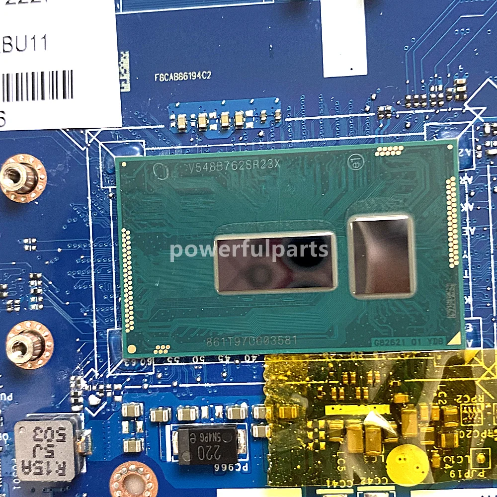 Imagem -06 - Computador Portátil Placa-mãe para Dell Latitude 7450 E7450 Placa do Sistema com I55300u Cpu 0yffxg Cn0yffxg Usado Trabalhando Bem Zbu11 La-a963p