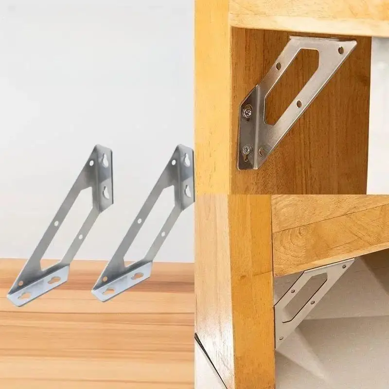 2/4/8 High-Quality Fixed Bracket Frame Shelf Furniture Fasteners with Multifunctional Corner Connectors, Upgraded Bracket