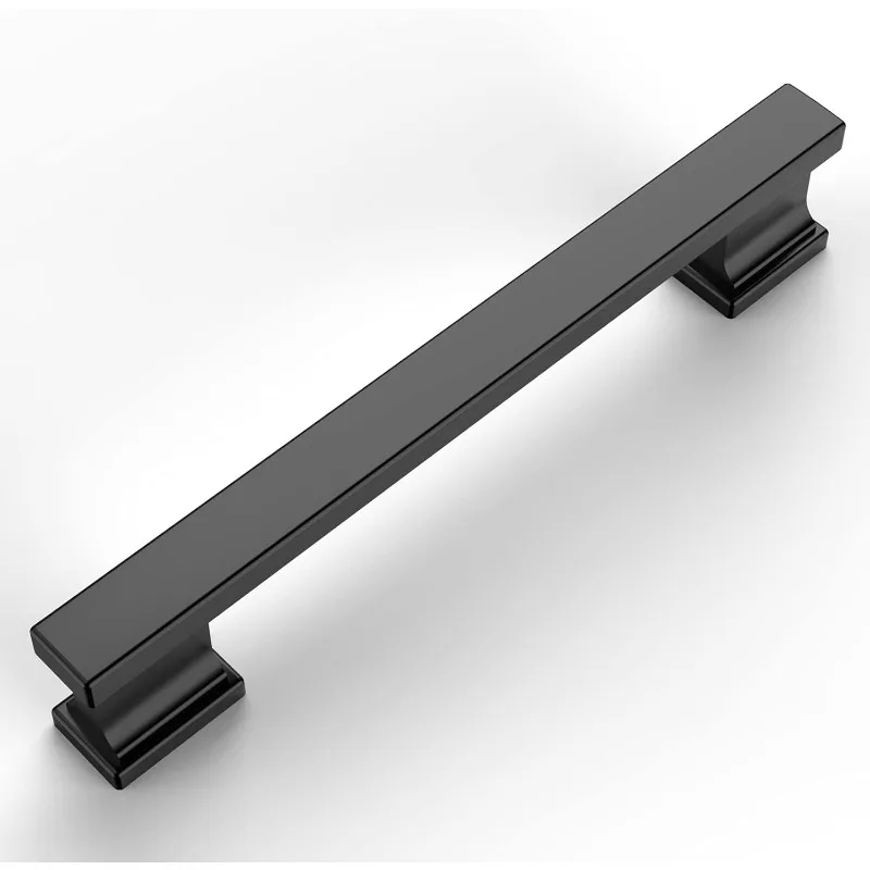 

Matte Black Cabinet Pulls 5 Inch(128mm) Hole Centers Kitchen Cabinet Handles Cabinet Hardware Kitchen Handles f