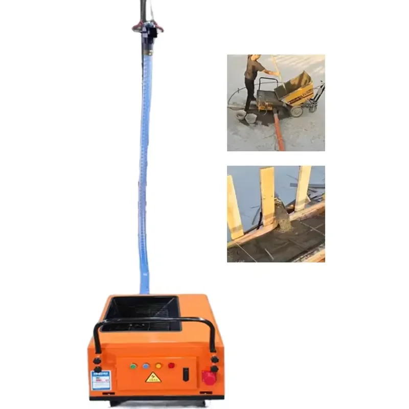 Small Ground Concrete Conveying Pump with Spiral Feeding Machine Secondary Structure Pouring Pump Core Component Motor