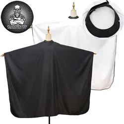 Professional Antistatic Hairdressing Cape Apron Round Soft Silicone Neckline Haircut Cloth Barbershop Hairdresser Styling Tools