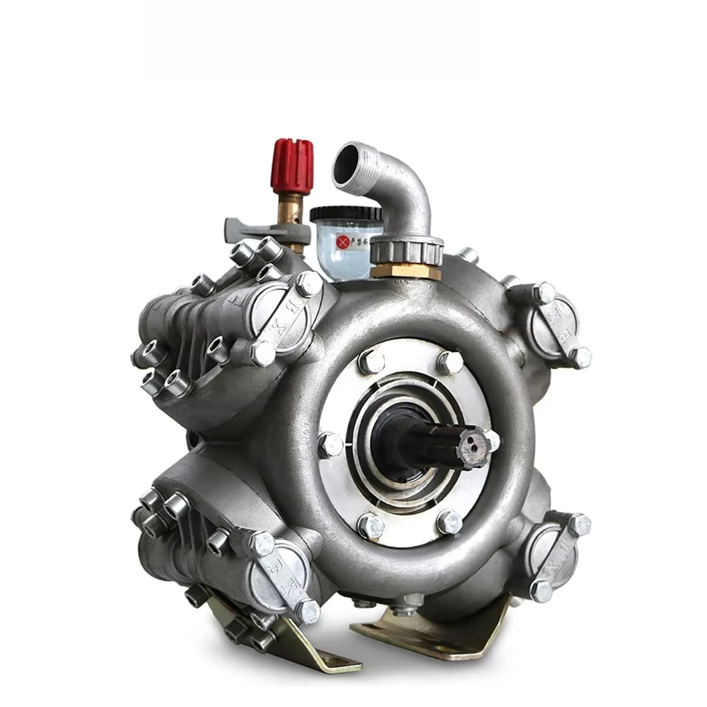 

YS Four Cylinder Elevated Spraying Machine Dedicated Spraying Pump, 140L High Flow Agricultural High-pressure Pump