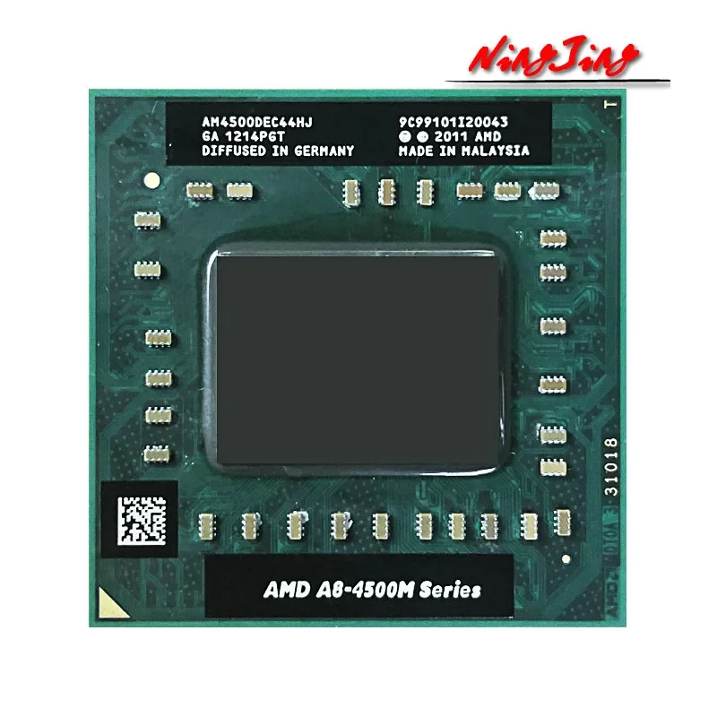 AMD A8-Series A8-4500M A8 4500M 1.9 GHz Quad-Core Quad-Thread CPU  AM4500DEC44HJ Socket FS1