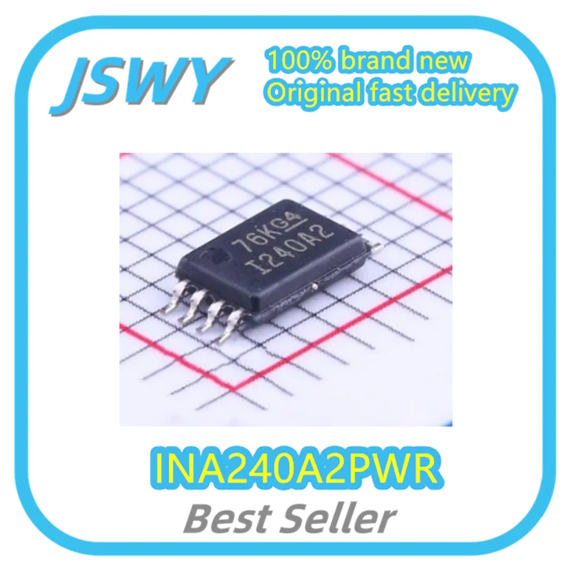 

(10/50pcs) INA240A2PWR INA240A2 Silkscreen I240A2 TSSOP8 Current Sensitive Amplifier Genuine Electronics